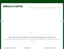 Tablet Screenshot of borealiscentre.org